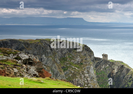 Slieve League, der höchsten Klippen in Europa, Bunglass Point, County Donegal, Republik Irland, Europa Stockfoto