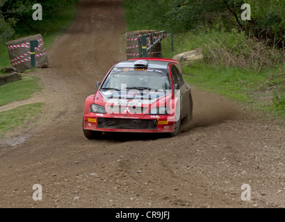 Rainworth Skoda Dukeries Rally 2012 im Sherwood Forest, Nottinghamshire Stockfoto