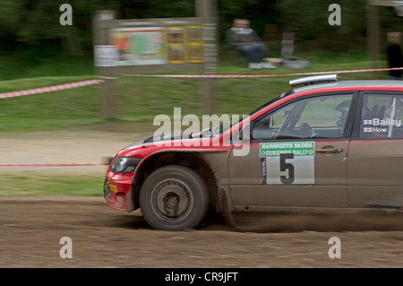 Rainworth Skoda Dukeries Rally 2012 im Sherwood Forest, Nottinghamshire Stockfoto