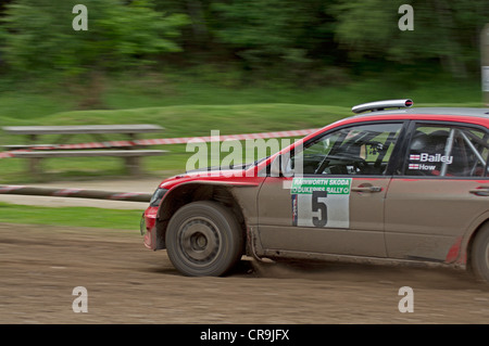 Rainworth Skoda Dukeries Rally 2012 im Sherwood Forest, Nottinghamshire Stockfoto