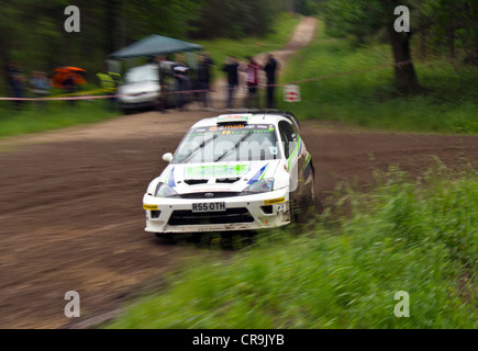 Rainworth Skoda Dukeries Rally 2012 im Sherwood Forest, Nottinghamshire Stockfoto