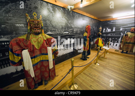 Festival Kleid am National Textile Museum, Thimphu (Hauptstadt), Bhutan, Asien Stockfoto