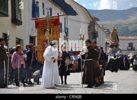 Cusco's Fiesta de la Virgen del Rosario Feier/Prozession - Cusco, Peru Stockfoto