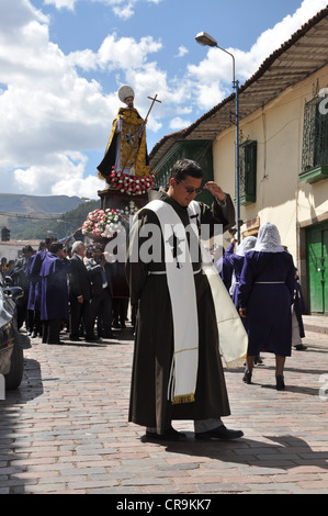 Cusco's Fiesta de la Virgen del Rosario Feier/Prozession - Cusco, Peru Stockfoto