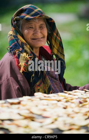 Jampay Lhakhang, (659 von tibetischen König Songtsen Gampo gebaut) Jakar, Bumthang, Chokor Valley, Bhutan, Asien Stockfoto