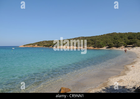 Der Strand von Cala Portese in Insel Caprera, Sardinien, Italien Stockfoto
