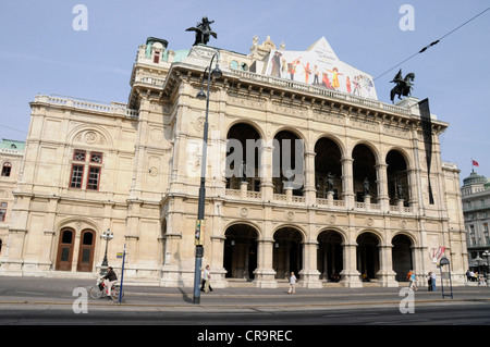 Die Wiener Staatsoper in Wien, Österreich Stockfoto