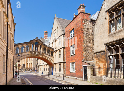 Oxford uk die Seufzerbrücke oder die Hertford Bridge New College Lane Oxford Oxfordshire England UK GB EU Europa Stockfoto