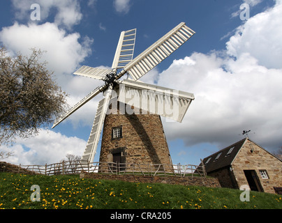 Heage arbeiten Windmühle in Derbyshire Peak District Stockfoto