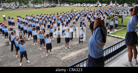 CAMP CRAME, QUEZON CITY, Philippinen 14. Juni 2012 National Head Viertel der philippinischen Nationalpolizei Stockfoto