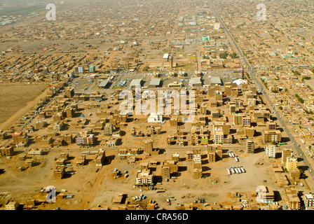 Luftaufnahme, Khartoum, Hauptstadt von Sudan, Afrika Stockfoto