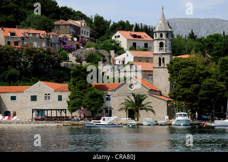 Kirche in Cavtat, Dubrovnik-Neretva County, Kroatien, Europa Stockfoto