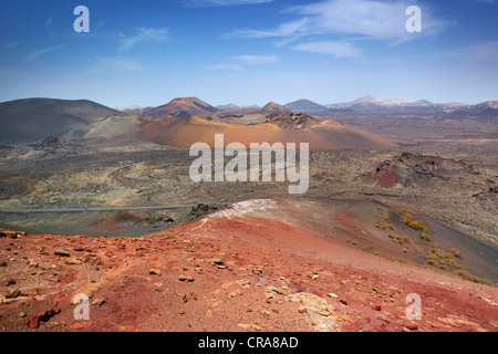 Nationalpark Timanfaya, Lanzarote, Kanarische Inseln, Spanien Stockfoto