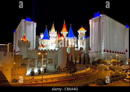 Excalibur Hotel &amp; Casino, Las Vegas, Nevada, USA Stockfoto