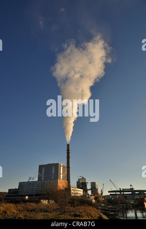 Kohlekraftwerk, Kiel, Schleswig-Holstein, Deutschland, Europa Stockfoto