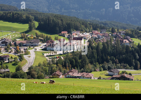 Ansicht von Terenten, Val Pustertal, Pustertal Valley, South Tyrol, Italien, Europa Stockfoto