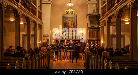 Chor in der Frikirkjan Kirche, Reykjavik Island Stockfoto