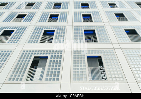 Neue Stuttgarter Stadtbibliothek auf Mailaender Platz Platz, Architekt Prof. Eun Young Yi, auf dem Gelände von Stuttgart 21, Stuttgart Stockfoto