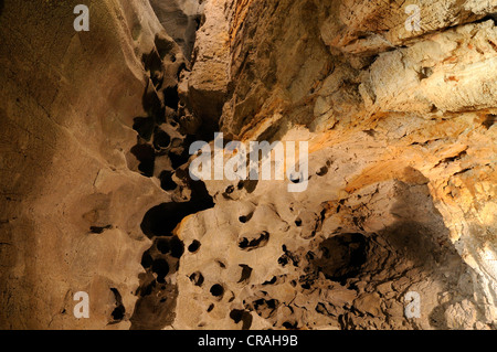 Cueva de Las Calaveras Höhle, in der Nähe von Benidoleig, Costa Blanca, Spanien, Europa Stockfoto