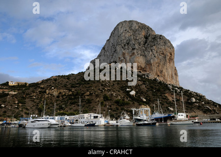 Penón de Ifach, Rock, Wahrzeichen der Costa Blanca, Calpe, Costa Blanca, Spanien, Europa Stockfoto