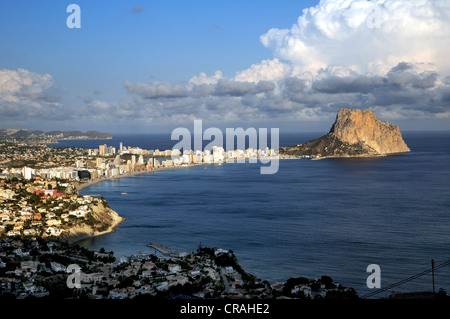 Penón de Ifach, Rock, Wahrzeichen der Costa Blanca, Calpe, Costa Blanca, Spanien, Europa Stockfoto