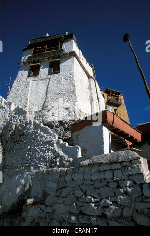 Deskit Kloster oder Diskit Gompa, Hunder, Nubra Valley, Ladakh, indischen Himalaya, Jammu und Kaschmir, Indien, Indien, Nordasien Stockfoto