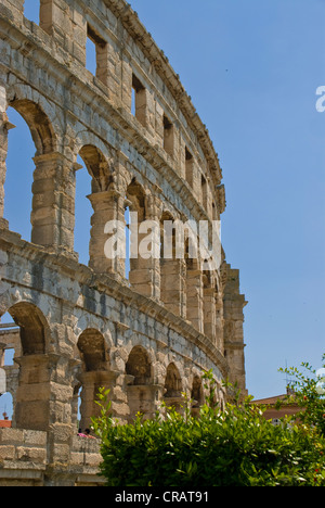 Pula Arena, ein römisches Amphitheater, Istrien, Kroatien, Europa Stockfoto