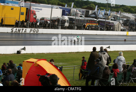 Santa Pod Raceway in der Nähe von Wellingborough Bedfordshire GB UK 2012 Stockfoto