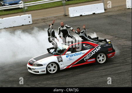 Santa Pod Raceway in der Nähe von Wellingborough Bedfordshire GB UK 2012 Stockfoto