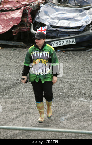 Santa Pod Raceway in der Nähe von Wellingborough Bedfordshire GB UK 2012 Stockfoto