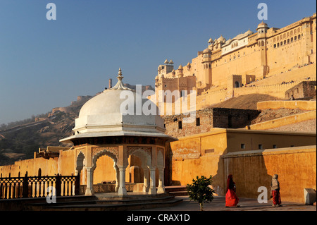 Amber Fort Festung, in der Nähe von Jaipur, Rajasthan, Indien, Asien Stockfoto