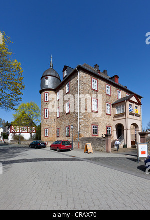 Schloss Werdorf, Aßlar, Lahn-Dill-Kreis Burgviertel, Hessen, Deutschland, Europa, PublicGround Stockfoto
