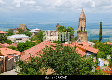 Historischen Bezirk von Sighnaghi, Provinz Kachetien, Georgien, Kaukasus, Naher Osten Stockfoto