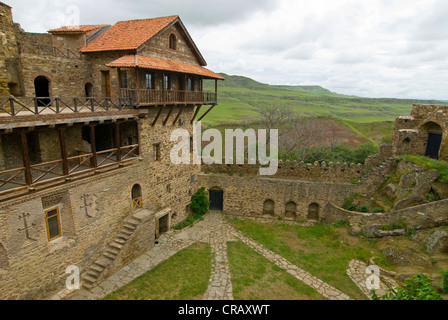 Davit Gareja Kloster Festung, Kachetien, Georgien, Kaukasus, Naher Osten Stockfoto