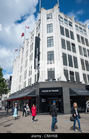 House of Fraser Kaufhaus am Oxford Street, London, England. Stockfoto