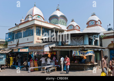 Kali Tempel, Kalkutta, Kolkata, Westbengalen, Indien, Asien Stockfoto