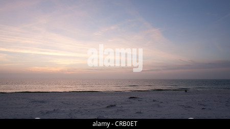 Sonnenuntergang vom Strand St. Joseph Peninsula State Park, Florida Stockfoto