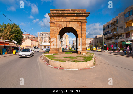 Bab el Tenes, das alte Stadttor, Cherchell, Algerien, Afrika Stockfoto