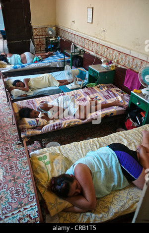 Hohes Risiko werdende Mütter bei la Maternidad, spezielle Gesundheitszentren sorgen wo sie bleiben, bis sie liefern Stockfoto