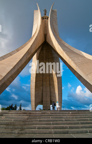 Das Monument der Märtyrer in Algier, Algerien, Afrika Stockfoto