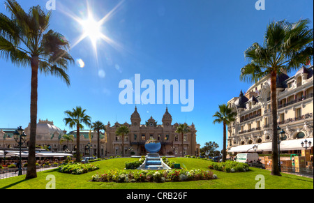 Casino und Hotel de Paris, Place du Casino, Monte Carlo, Fürstentum Monaco, Europa, PublicGround Stockfoto