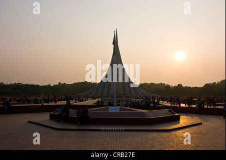 Jatiyo Smriti Soudho, das Nationaldenkmal für die Märtyrer der Befreiung Krieg, Savar, Bangladesch, Asien Stockfoto