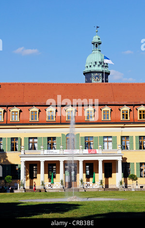 Schloss Sondershausen Schloss mit Schlosspark, ehemalige Residenz der Fürsten von Schwarzburg-Sondershausen Stockfoto