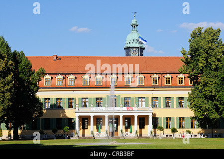 Schloss Sondershausen Schloss mit Schlosspark, ehemalige Residenz der Fürsten von Schwarzburg-Sondershausen Stockfoto