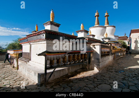 Tashilhunpo Kloster, Shigatse, Tibet, Asien Stockfoto