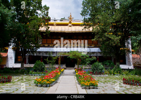 Sommerpalast Norbulingka, UNESCO-Weltkulturerbe, Lhasa, Tibet, Asien Stockfoto