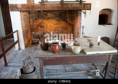 Rustikale Pionier Küche Stockfotografie - Alamy