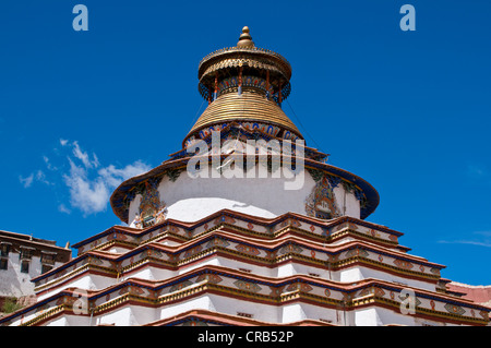 Die Kumbum Kloster Gyantse, Gyantse, Tibet, Asien Stockfoto