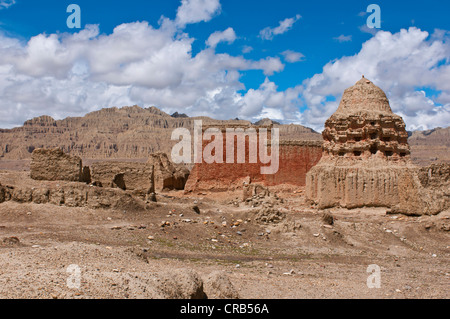 Große Stupa, Königreich Guge, West-Tibet, Tibet, Asien Stockfoto