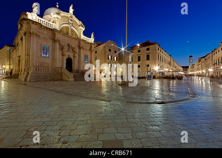 St. Blasius-Kirche in der Altstadt von Dubrovnik entfernt, UNESCO-Weltkulturerbe, Mitteldalmatien, Dalmatien, Adriaküste Stockfoto